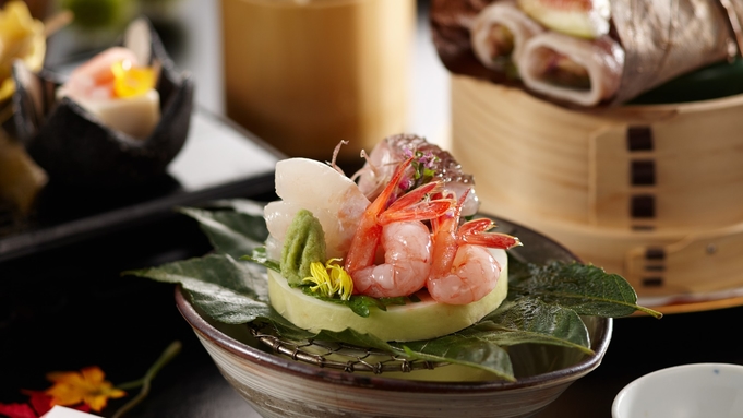 【個室で味わう！リーズナブルに温泉満喫】日本海の海鮮や旬野菜、国産牛のお料理など♪ゆもとや会席